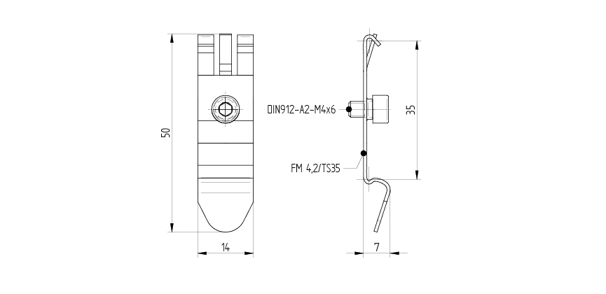 DIN W35 KLEMME DIN W35 KLEMME