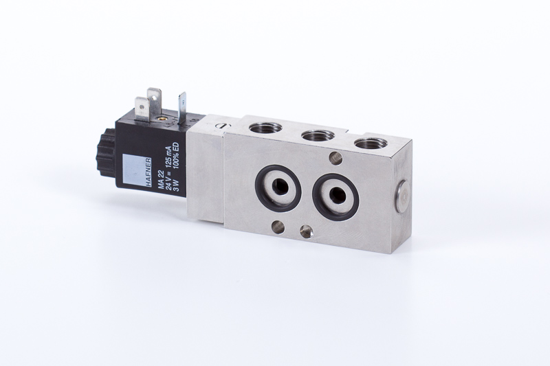 5/2 rugó-visszaállítással