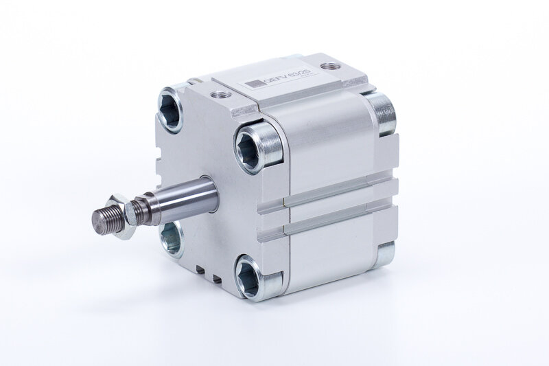 QEFV - alaphelyzetben kitolt dugattyúrúd - külső menet