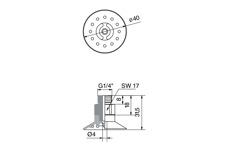 VMGF-40-0,5-NBR-A-1/4