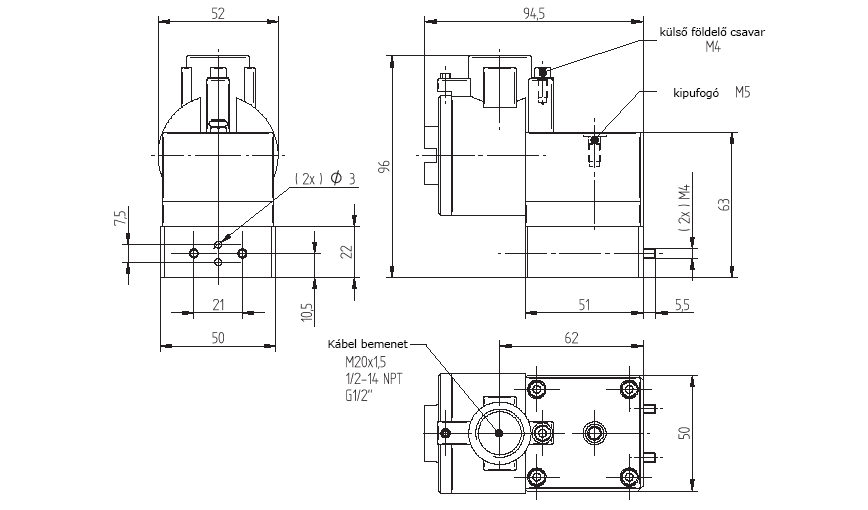 MH 52 VES 110AC EXD M MH 52 VES 110AC EXD M