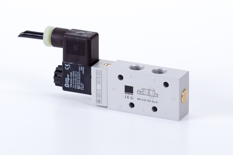 5/2 rugó-visszaállítással