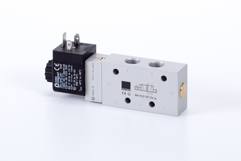 5/2 rugó-visszaállítással