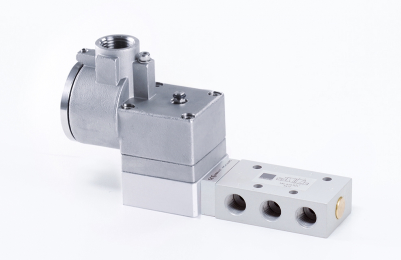 5/2 rugó-visszaállítással