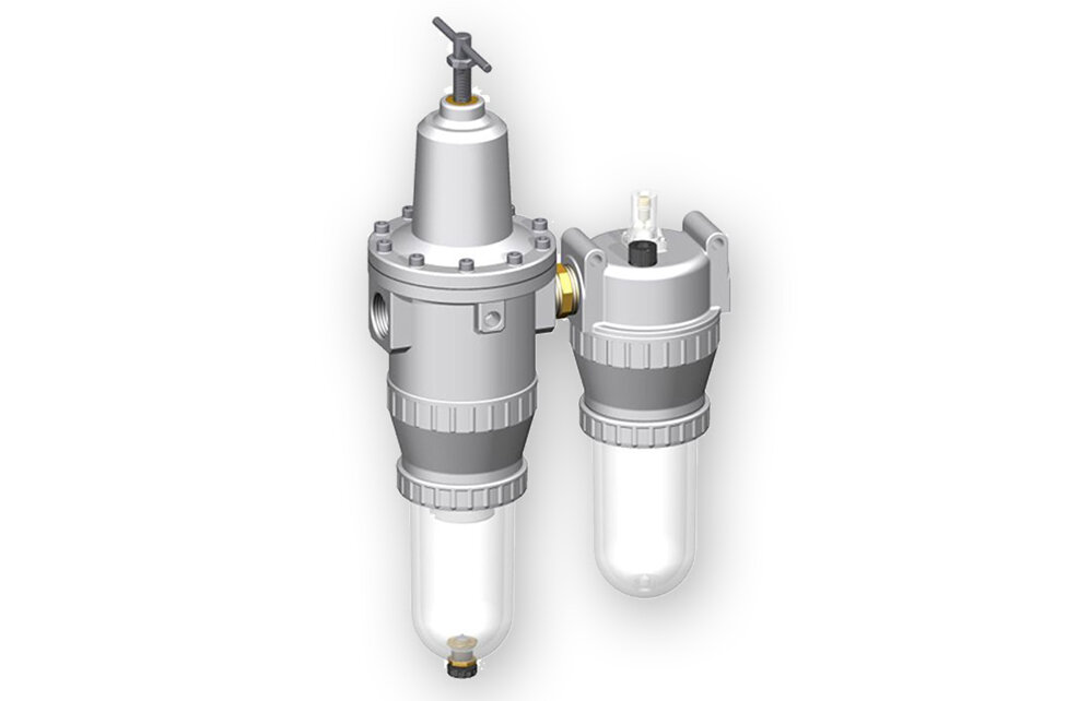 Szűrő-szabályzó-olajzó | 2 részes